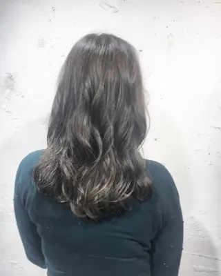 ミディアム カラー ヘアアレンジ ✨艶髪✨透明感✨ 山内大樹のヘアスタイル