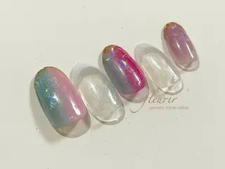 ネイル フルリール 【プライベートサロンのネイルデザイン