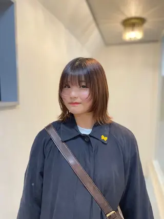 ミディアム 尾野 雅斗のヘアスタイル