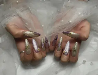 ネイル Nherb所属・佐藤 友里絵のネイルデザイン