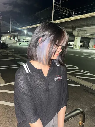 カラー 森 理音のヘアスタイル