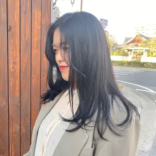 セミロング カラー ｲﾁｶﾜ ﾐｵ/ minim hairのヘアスタイル