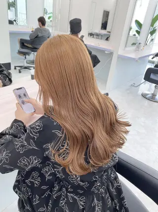 カラー 冬のトレンド美髪🪽 韓国ヘア🪽銀座のヘアスタイル