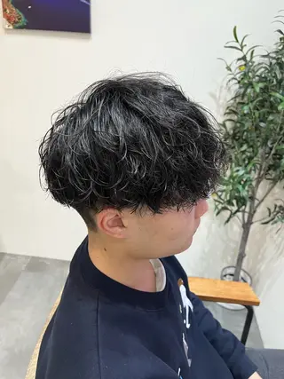 パーマ メンズ 藤田 詩織のヘアスタイル