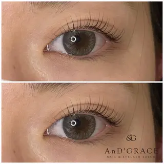 マツエク・マツパ AnD'GREACE 植田店のマツエク・マツパデザイン