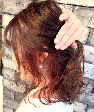 ミディアム ❤️千葉県代表❤️ 店長❤️柿本翔一朗のヘアスタイル