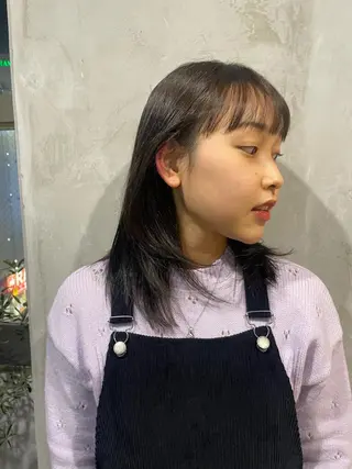 セミロング ヘアアレンジ 似合わせカット/ aoiのヘアスタイル