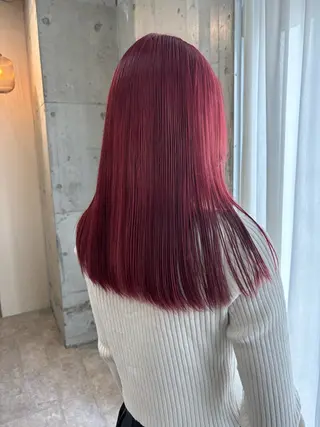 ロング カラー lani hair salon所属・SHOTO ハイトー ン/デザインカラーのヘアスタイル