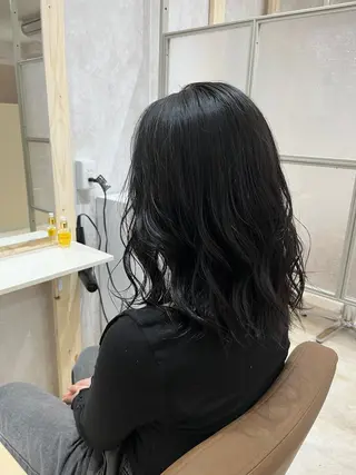 ミディアム 【ROSSO】 SHUHEIのヘアスタイル