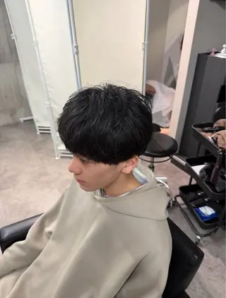 メンズ シャドウパーマ/立川 メンズ/コタロウのヘアスタイル