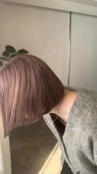 ショート カラー 女性リピ90%🍨 🩷佐藤みずきのヘアスタイル