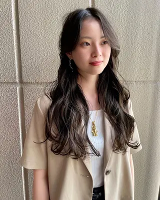 ロング 平 一裕のヘアスタイル