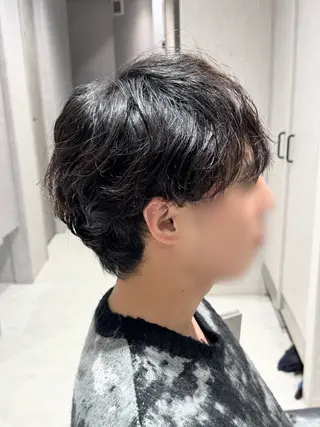パーマ メンズ 【𝐀𝐬𝐡-池袋 】ひな 🎀💭のヘアスタイル