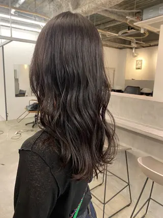 ロング カラー 顔周りカット/透明感 カラー/rioのヘアスタイル