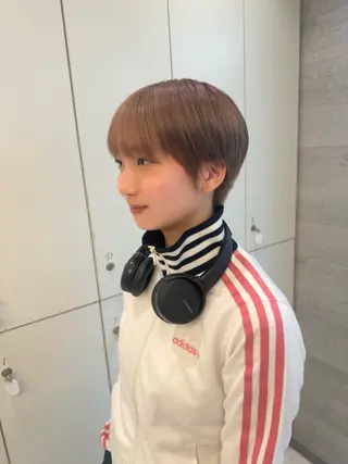 ショート ガレリアエレガンテ名駅店所属・【ショート/ボブ 丸みショート】深萱のヘアスタイル