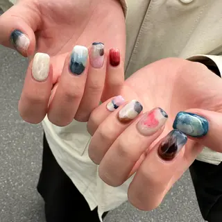 ネイル ニュアンスネイル 💅🏻yuuiのネイルデザイン