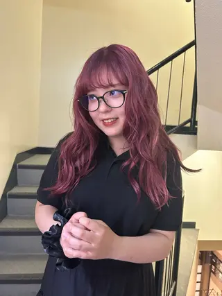 セミロング カラー ヘアアレンジ ☕️結【suii.】 ボブ/ヘアセット☕️のヘアスタイル