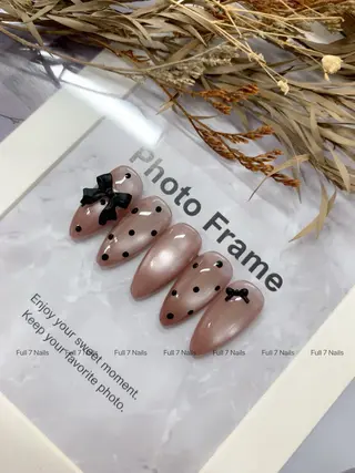 ミディアム Full 7 Nails所属・Full 7Nail-団子のネイルデザイン