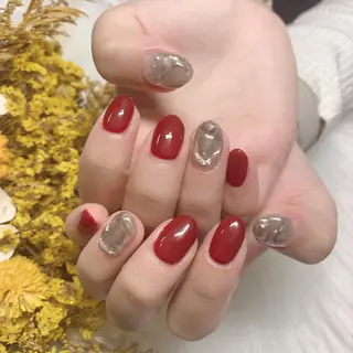ネイル 💅ネイルハウス🏡 🎀TOMO🎀のネイルデザイン