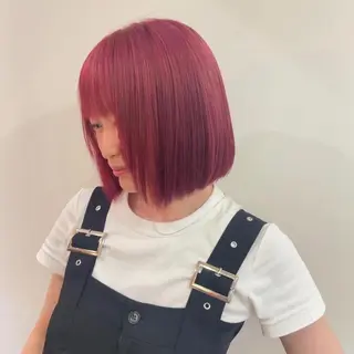 ショート カラー ブリーチ/レイヤー 🌻Mutsumiのヘアスタイル