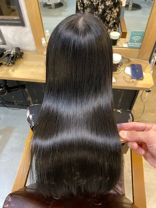 ロング 美髪矯正 🌈髪質改善 山下のヘアスタイル