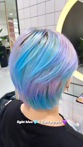 ショート カラー KOKOMO所属・Mizogami Yuriのヘアスタイル