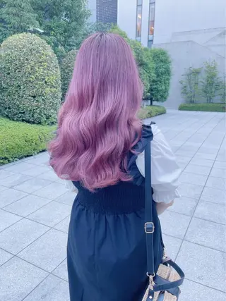 ロング カラー ヘアアレンジ Bob＆ハイトーン 専門家CHIHIROのヘアスタイル