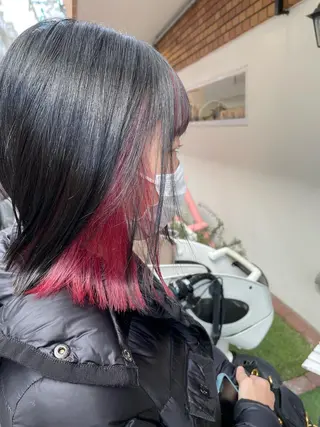 ミディアム カラー newi梅田🫧韓国 ヘア🫧sakiのヘアスタイル