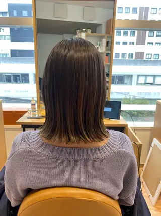 ミディアム ❤️パーマ美容師✂︎ 井口美緒のヘアスタイル