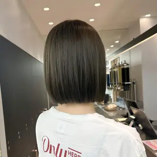 ショート カラー 縮毛/レイヤー 韓国/橋口のヘアスタイル