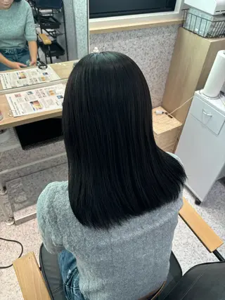 ミディアム カラー 暖色カラー/ パリジェンヌ💟みくのヘアスタイル