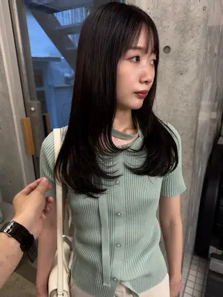 ロング カラー 誰よりも丁寧なカット 🍀小林輝のヘアスタイル