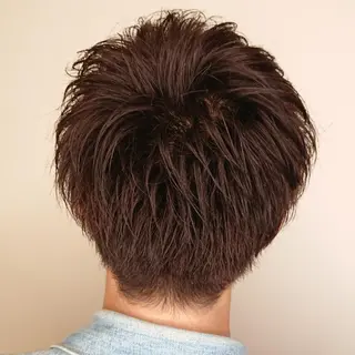 メンズ カラー パーマ ヘアアレンジ ブリーチ/ヘアケア/ 艶髪/イギチハルのヘアスタイル