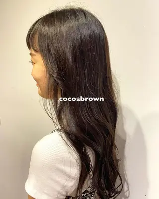 ロング カラー レディースカット/大 船/サイトウアレンのヘアスタイル