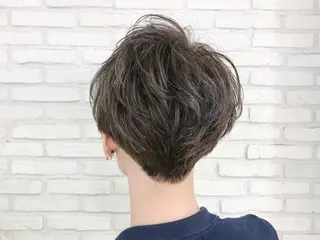 ショート カラー メンズ 横浜🍒ルーツカラー エクステ／RIEのヘアスタイル