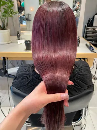 ロング カラー ヘアアレンジ 艶髪/レイヤーカット 🐣misakiのヘアスタイル