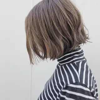 ショート カラー ノグチ ユウキ/ボブのヘアスタイル