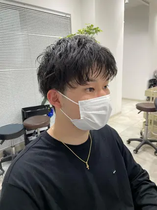 ショート メンズ 富田 菜月のヘアスタイル