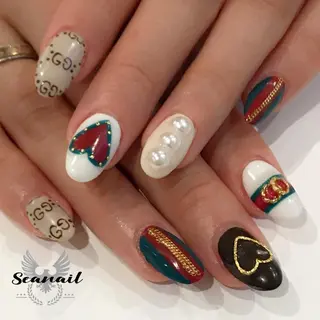 ネイル 小尾 栞のネイルデザイン