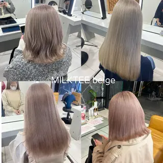 ミディアム カラー 🫧🎀SARA/ ブリーチ/金山💓のヘアスタイル