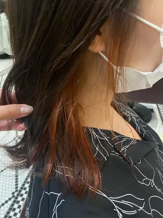 ミディアム カラー 色素薄めカラー❤︎ chihiroのヘアスタイル