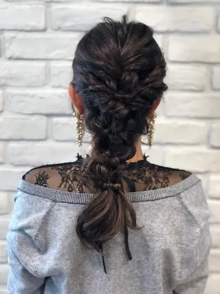 ヘアアレンジ 五十嵐ゆり 美髪カラー　武蔵小杉のヘアスタイル