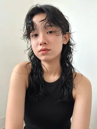 ロング パーマ デザイン/レイヤー Kaito🐩/栄のヘアスタイル