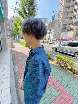 ショート カラー メンズ 髪質改善カラー/店長 宮内秀峰のヘアスタイル