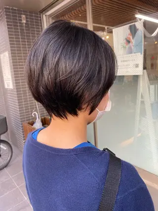 ショート カラー ショートカット パーマ石井のヘアスタイル