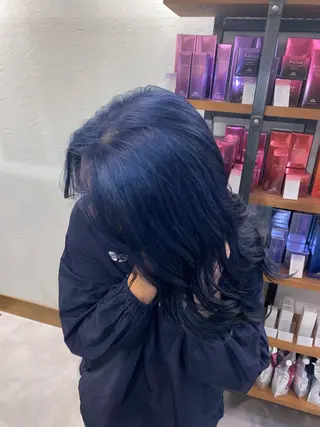 セミロング カラー 希優🌺ソムリエ /ブリーチ/カットのヘアスタイル
