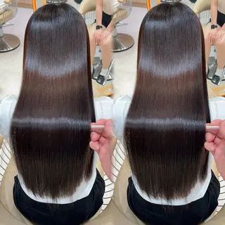 ロング カラー レイヤー❣️縮毛矯正 川村利幸のヘアスタイル