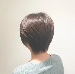 ショート ショート、ボブ/ 川鍋薫のヘアスタイル