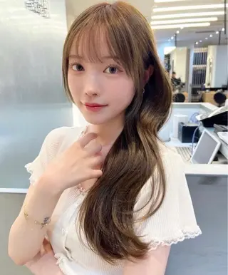 セミロング 【レイヤー特化】 笠原優のヘアスタイル