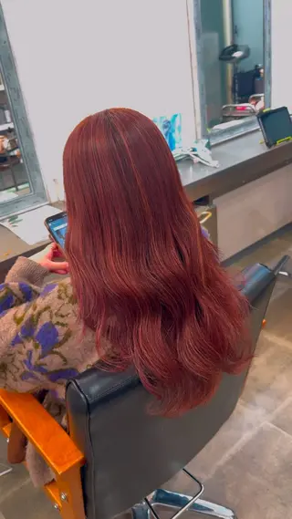 ロング カラー グリードヘアー所属・藤田 翔稀のヘアスタイル